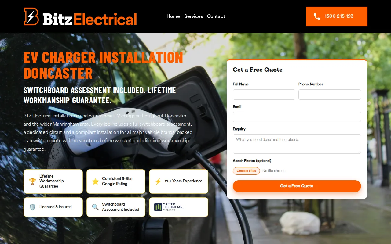 Bitz Electrical: visual reference for 2. Bitz Electrical — Written Quote with No Hidden Costs