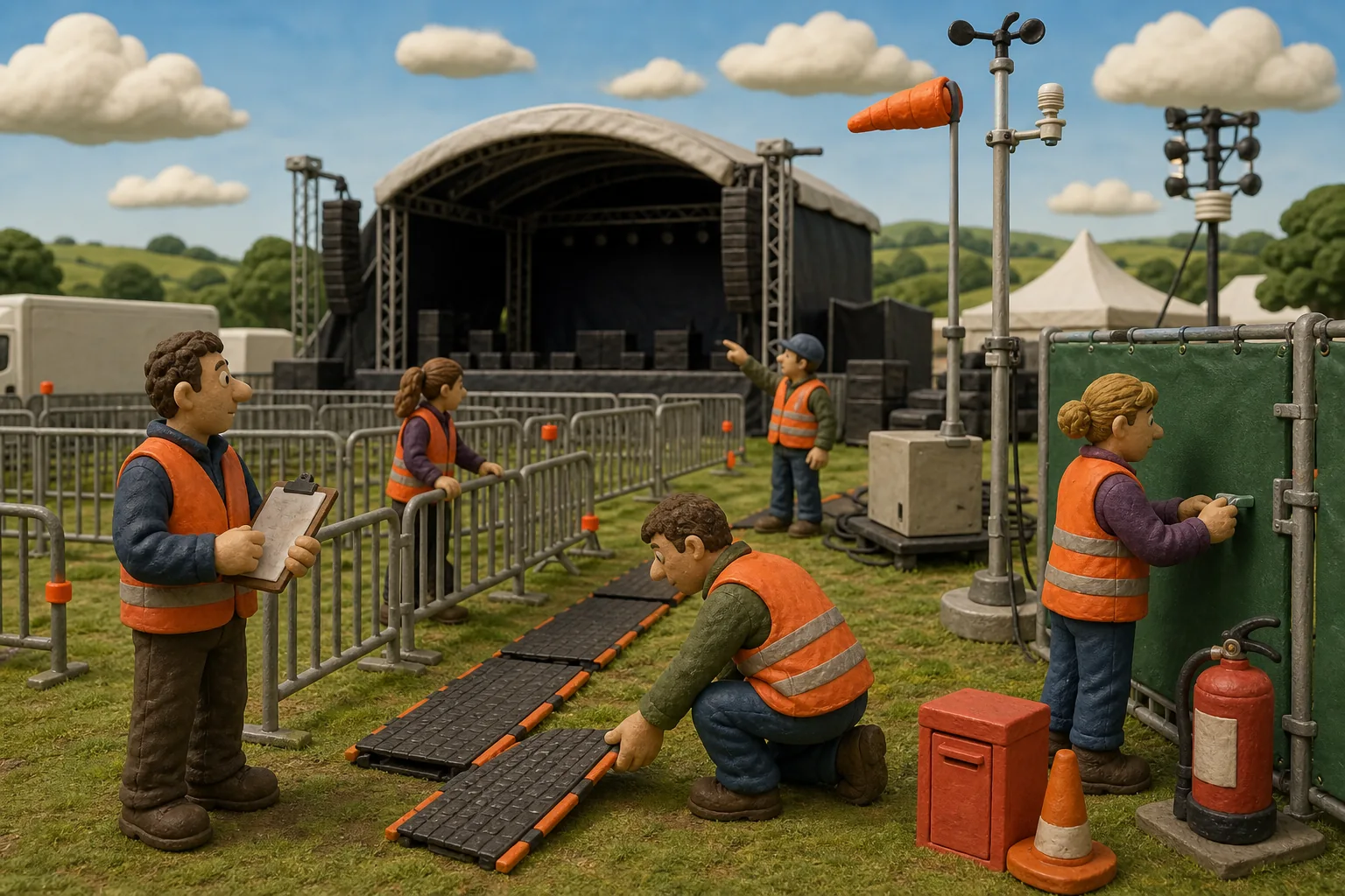 event hazards checklist for crowd safety fire weather and temporary structures