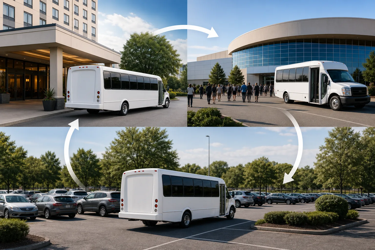 Illustration for Shuttle Bus