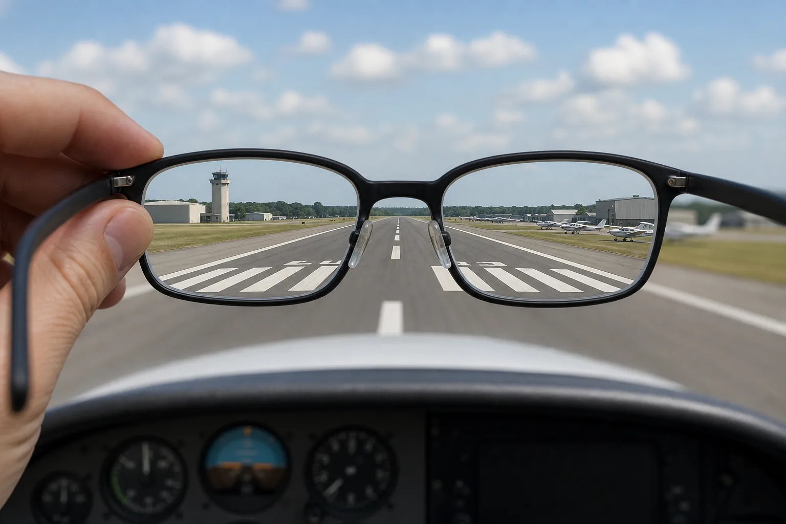 Illustration for Distance vision requirement