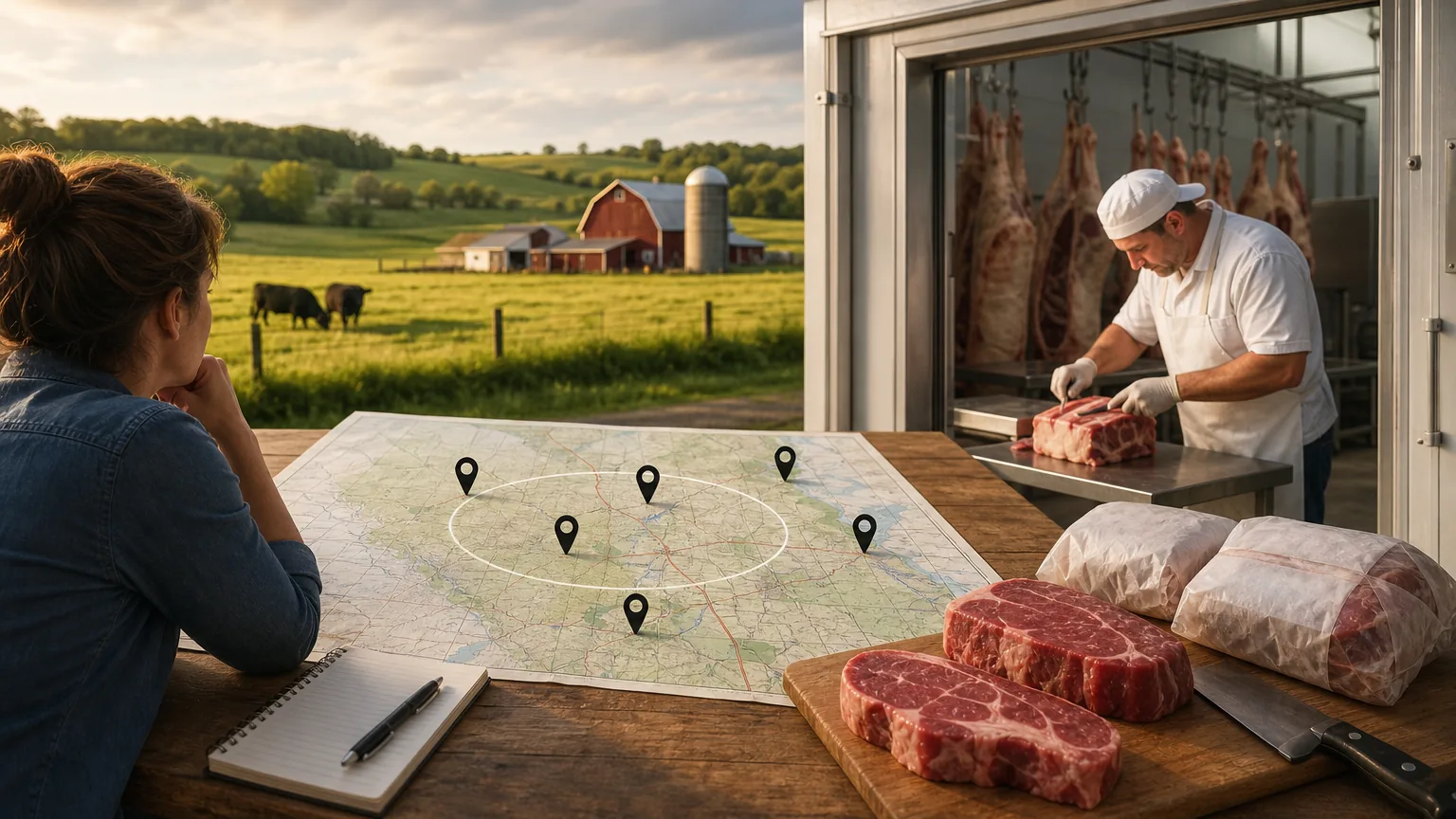 The Easy Homestead: visual reference for 1. The Easy Homestead , verified local meat processor listings by ZIP or county