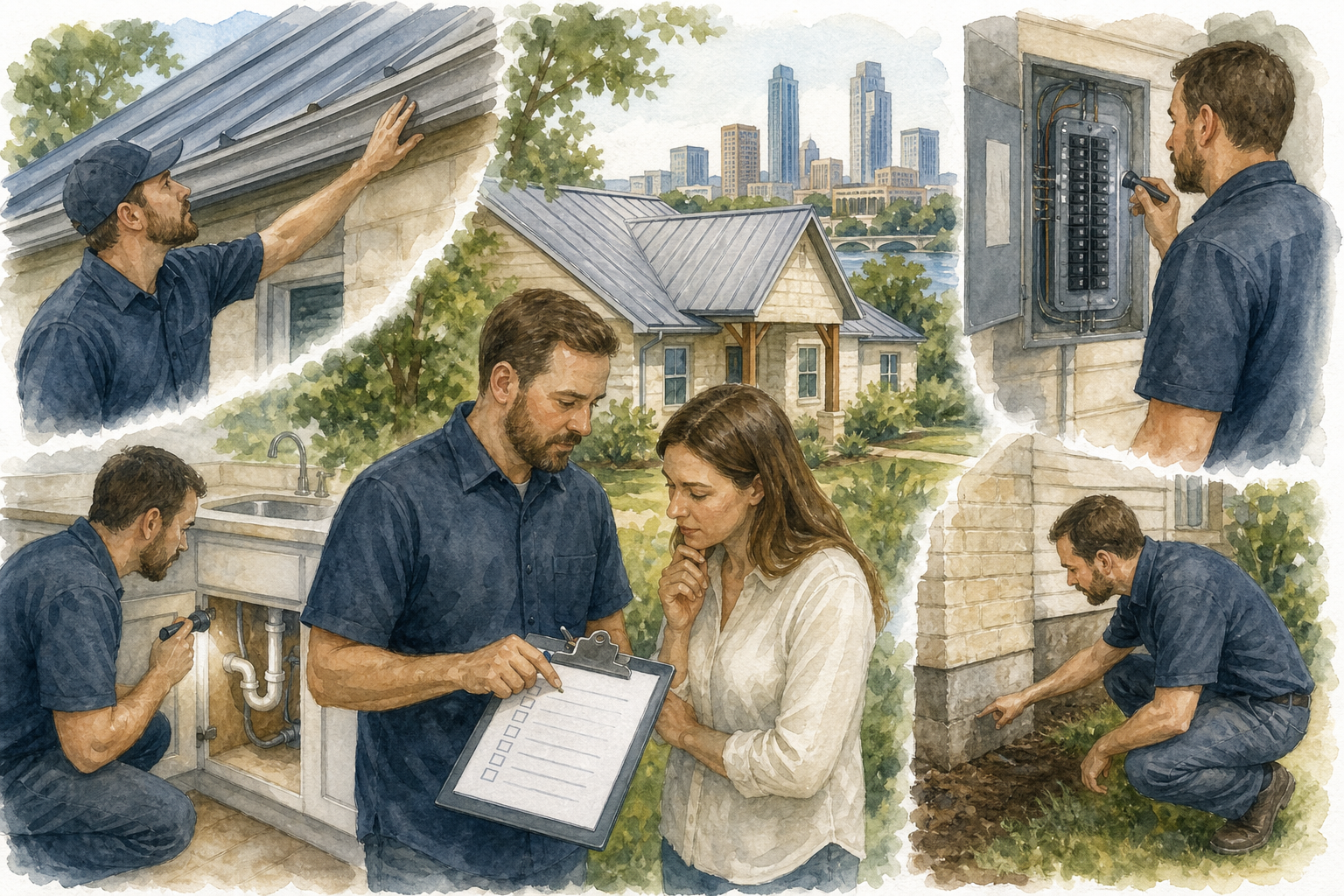 home inspection and due diligence checklist for first-time buyers.