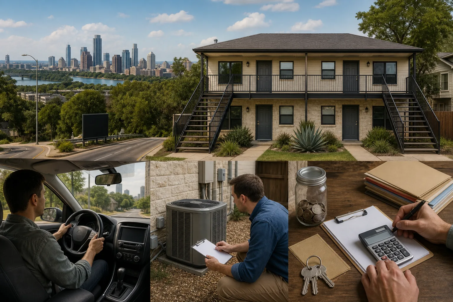 Illustration for South Austin Fourplexes