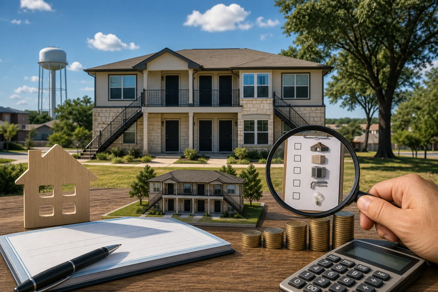 Illustration for Round Rock Fourplexes