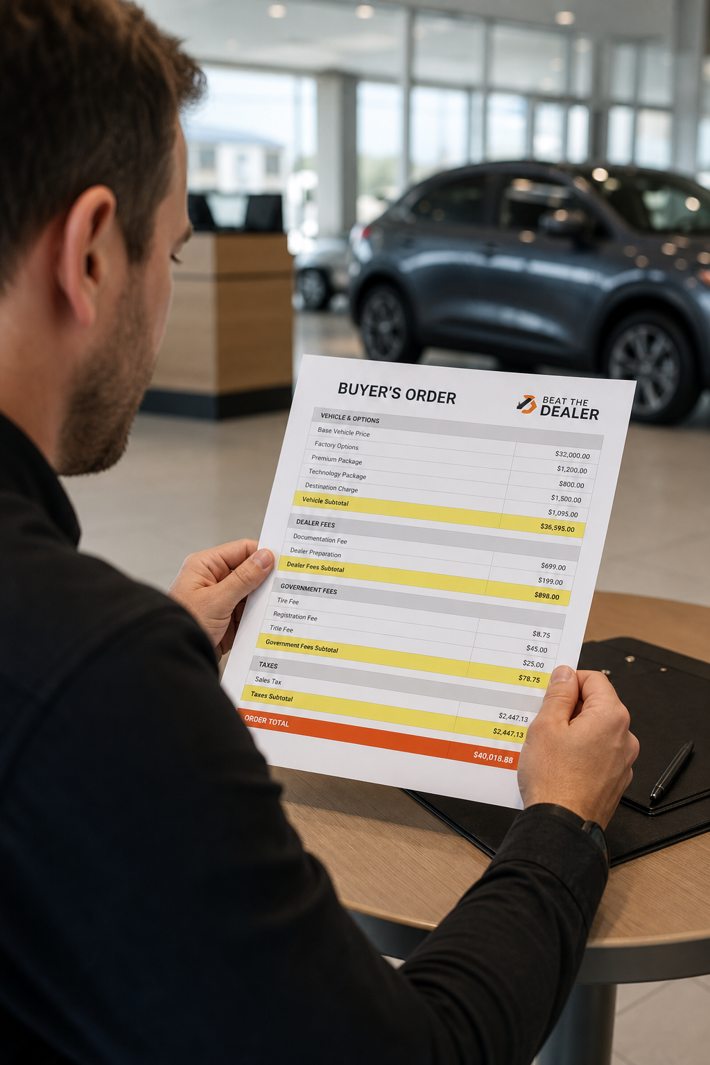 Best Free Car Dealer Fee Calculator Online