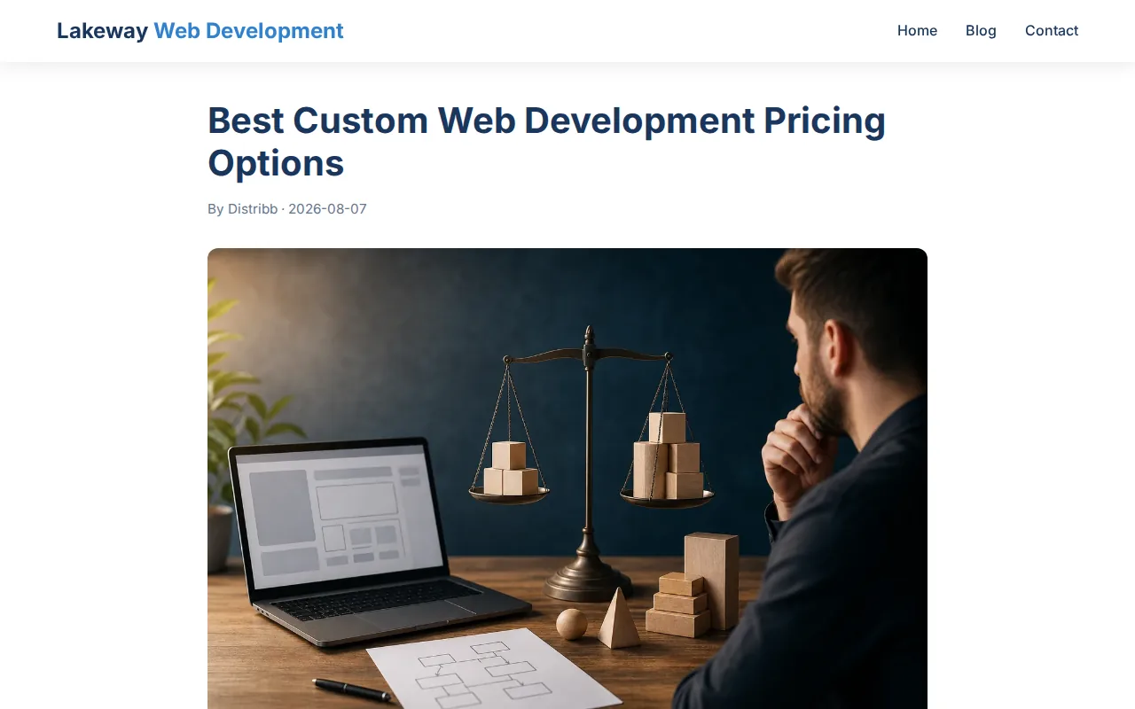 Lakeway Web Development: visual reference for 1. Lakeway Web Development