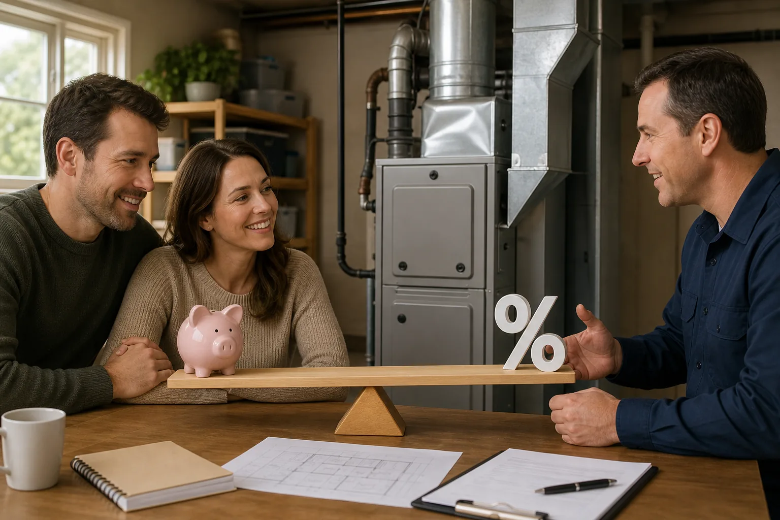Bonney: visual reference for 6. Bonney , 0% Interest Promotional Financing for Furnaces