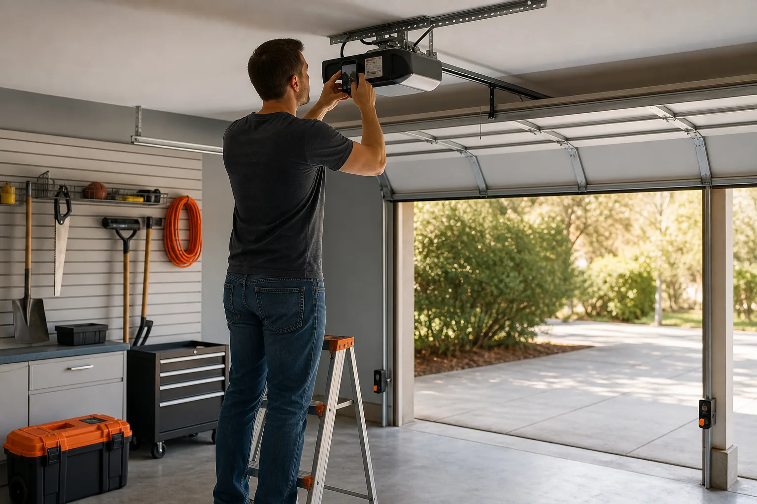 checking garage door opener model and safety sensors for WiFi module compatibility