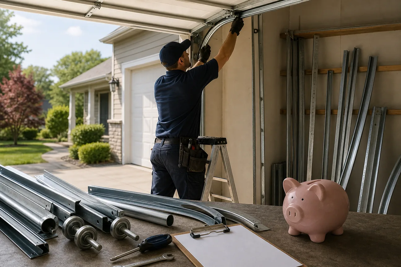 Top Garage Door Track Replacement Cost Options