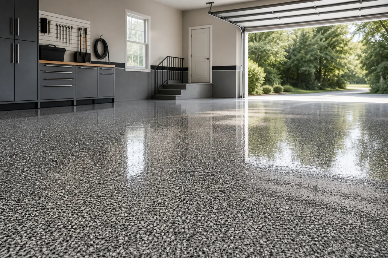Editorial illustration for Best Garage Floor Epoxy Cost Per Square Foot