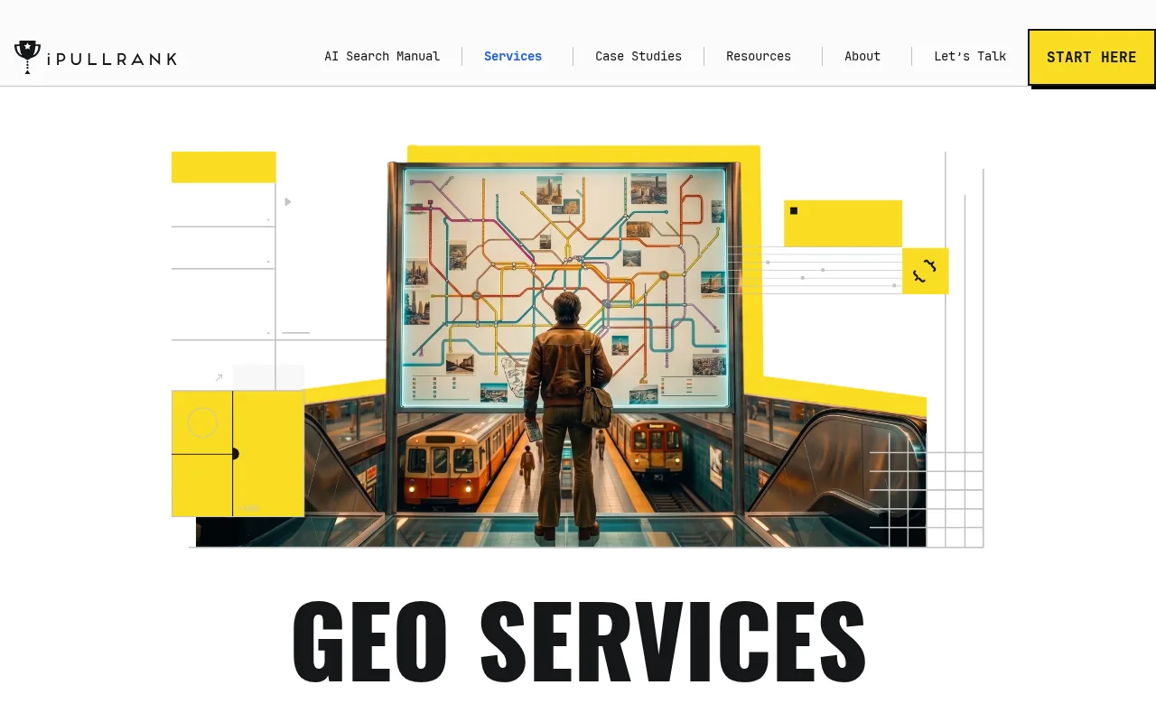 Best Generative Engine Optimization Services 3 Screenshot of the iPullRank website