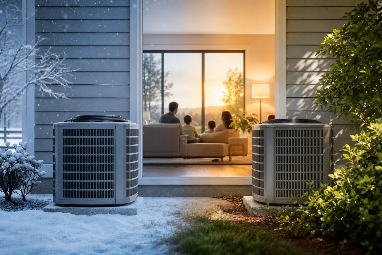 Editorial illustration for Best Goodman vs Trane HVAC Systems