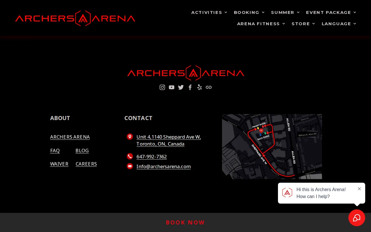 Archers Arena: visual reference for 2. Archers Arena – Family-Friendly Group Lessons for All Ages