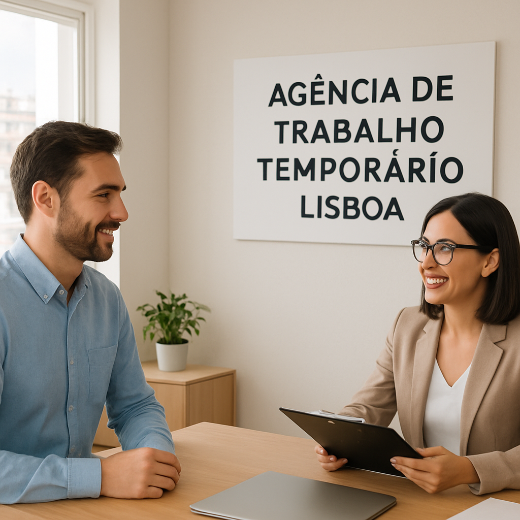 Agência de trabalho temporário confiável em Lisboa