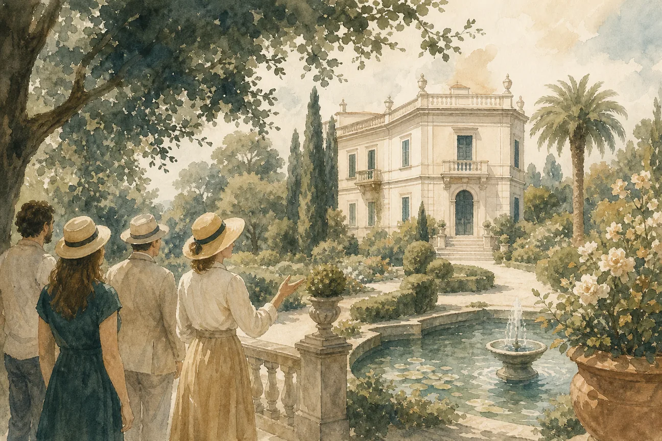 5 Ways to Enjoy the Gardens at Villino Rubini (guided garden tour Villino Rubini)