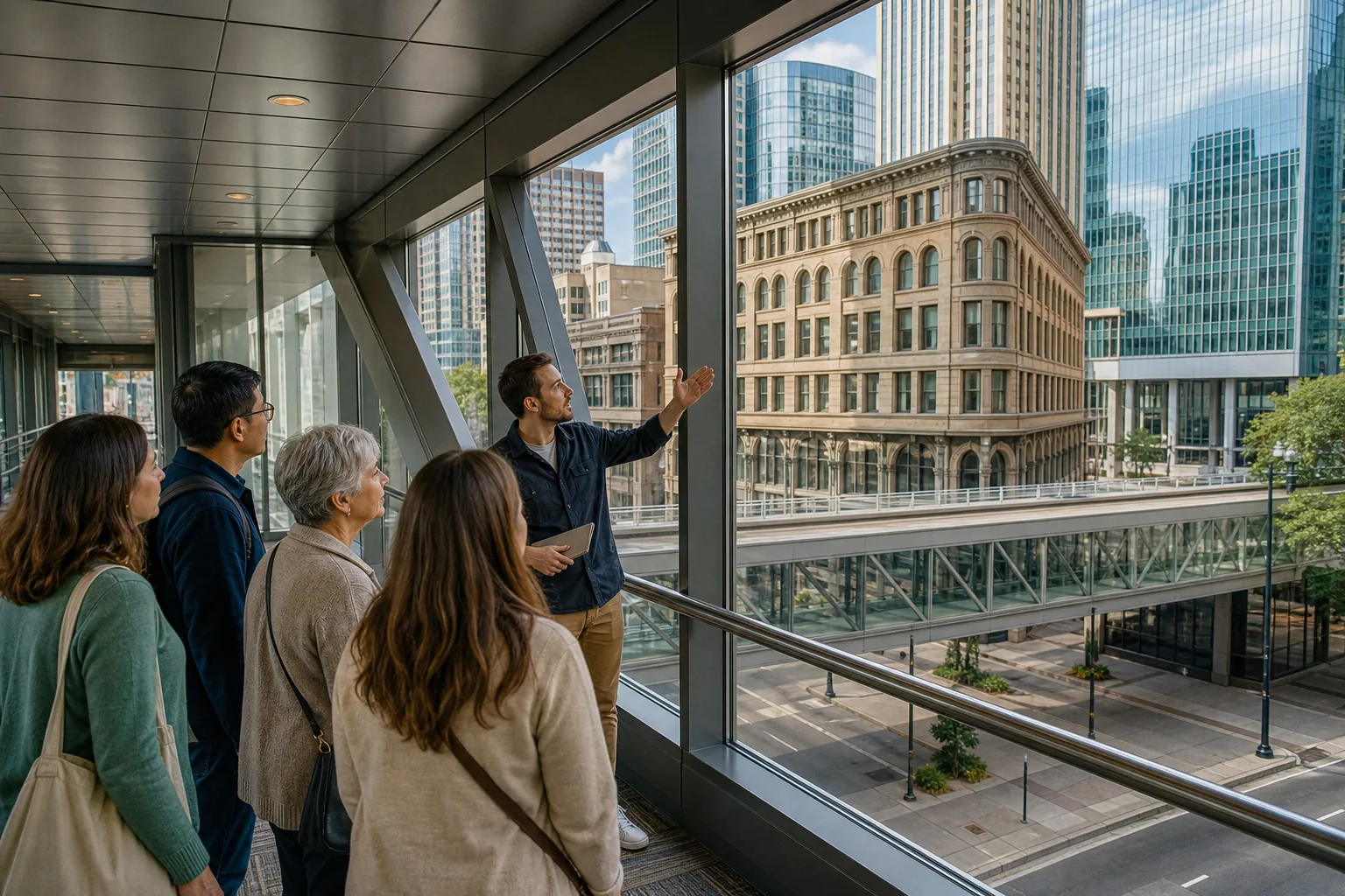Illustration for Minneapolis Skyway Walking Tour