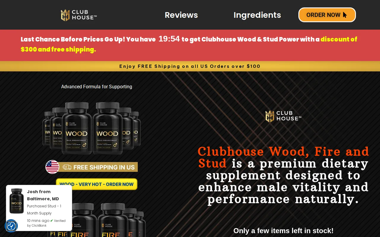 Clubhouse Supplements: visual reference for 1. Clubhouse Supplements (Our Top Pick)