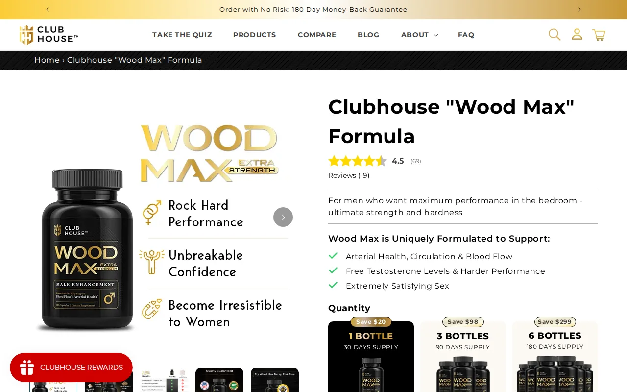 Clubhouse Supplements: visual reference for 1. Clubhouse Supplements (Our Top Pick)