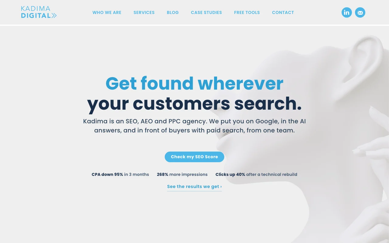 Best Healthcare SEO Agencies in 2026 1 Illustration for Kadima Digital