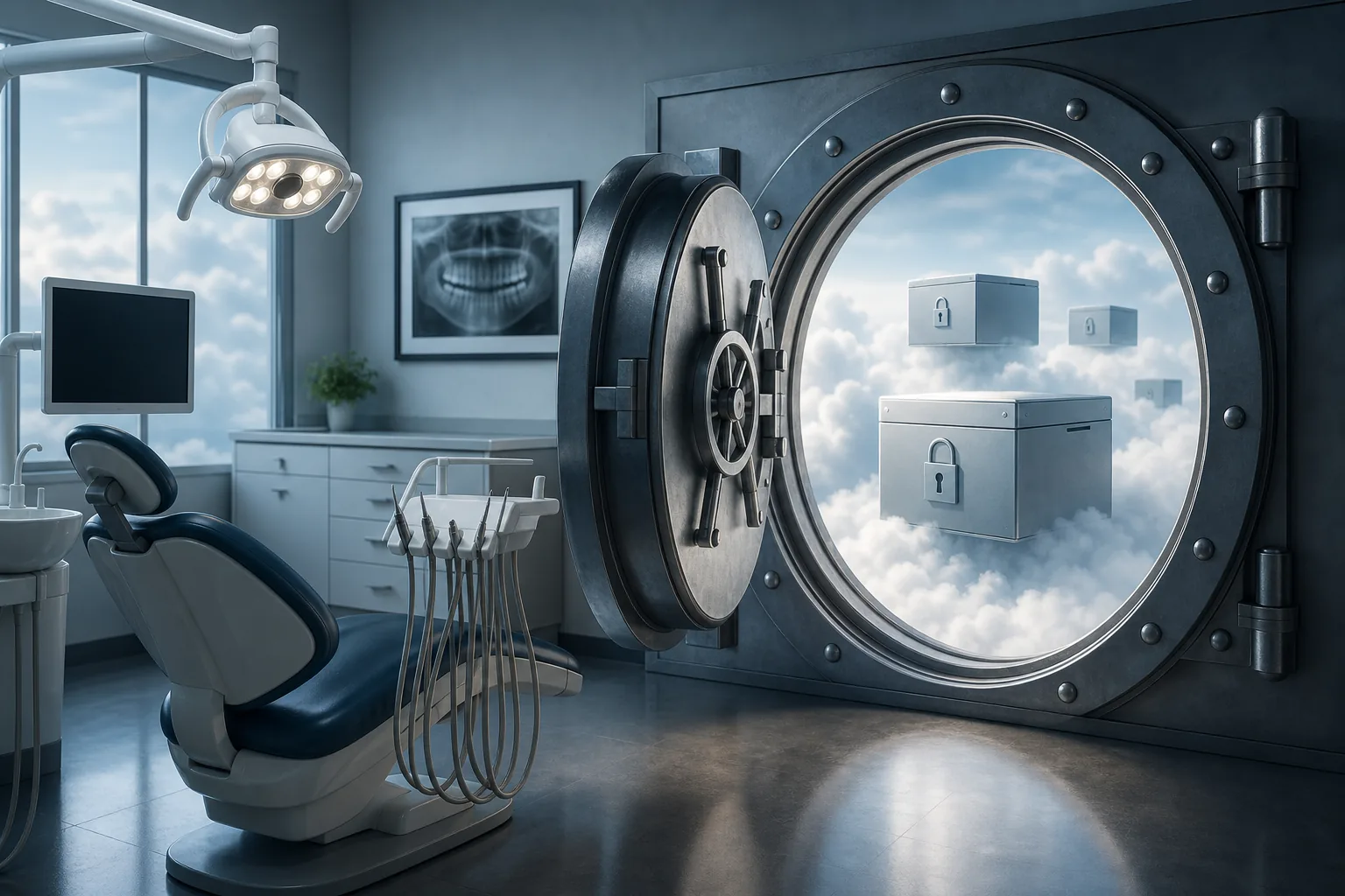 Illustration for HIPAA Vault Cloud Backups