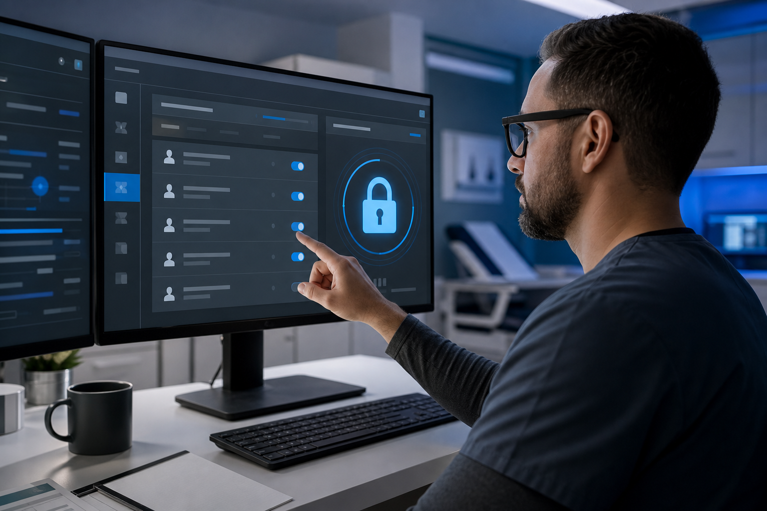 configuring access controls and encryption for HIPAA compliant cloud storage