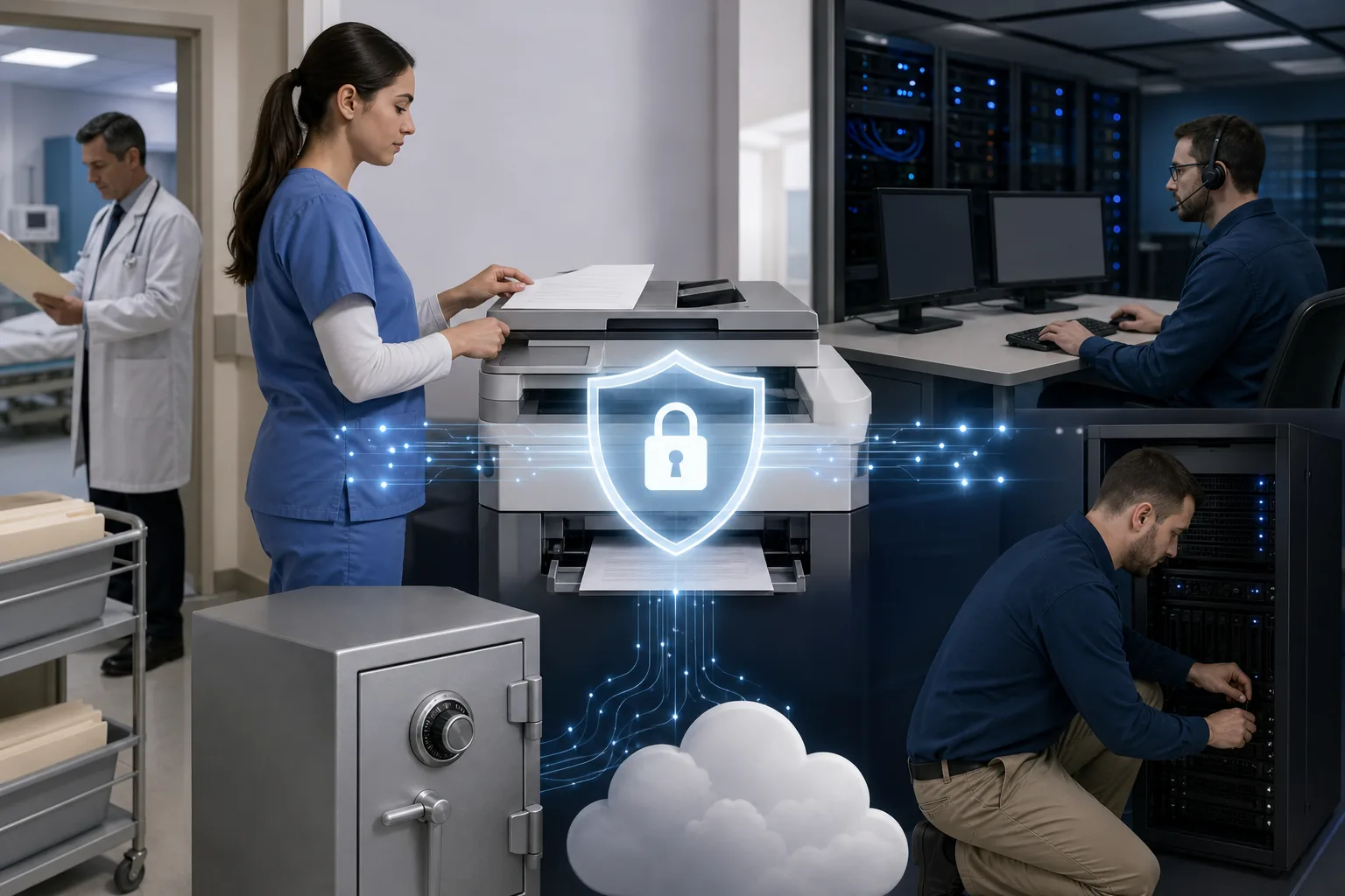 Illustration for Advatek: Managed compliance and cybersecurity support for fax workflows