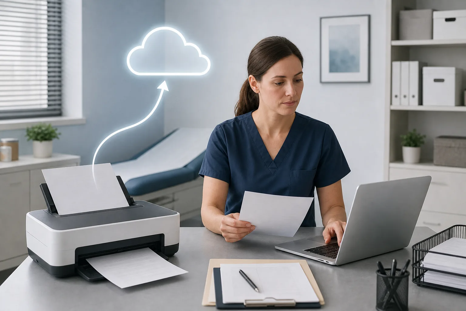Illustration for WestFax: Entry-level cloud fax for low-volume practices