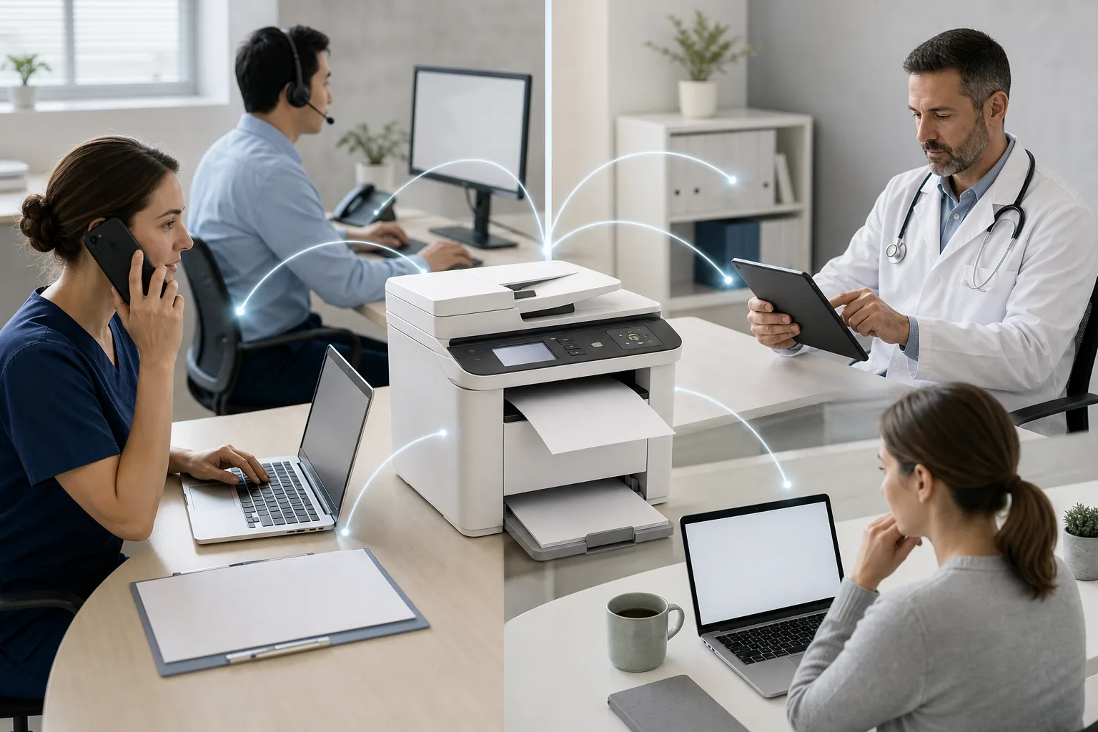 Illustration for RingCentral Fax: Faxing within a unified communications stack