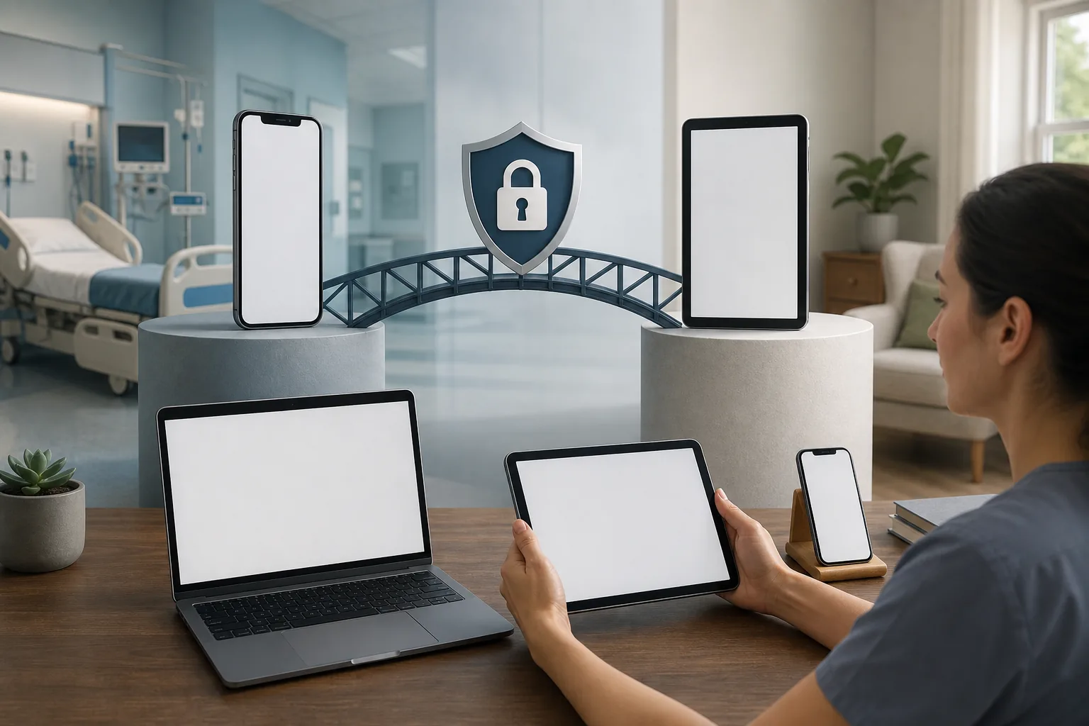 Illustration for Cross-Platform HIPAA Mobile App Specialists