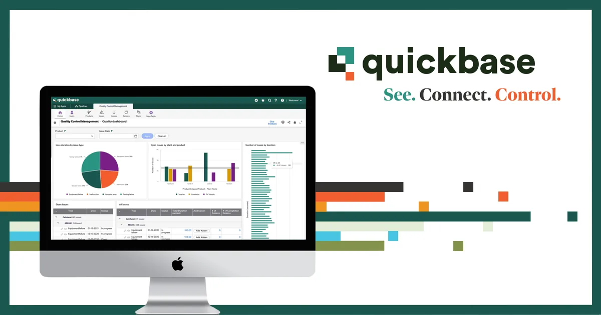 Quickbase: visual reference for 6. Quickbase, enterprise workflow with an attestation