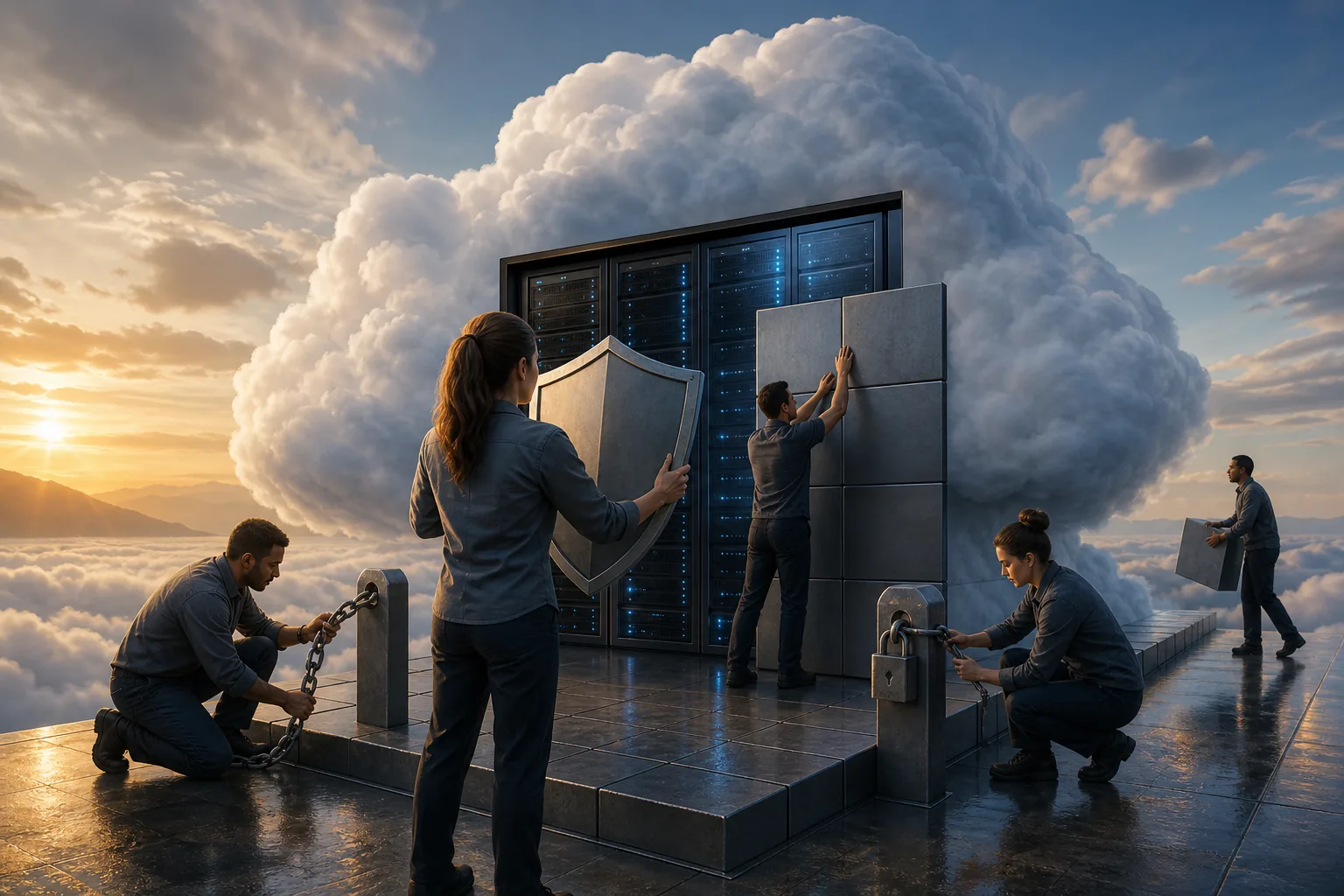 Illustration for Cloud and AI Workflows