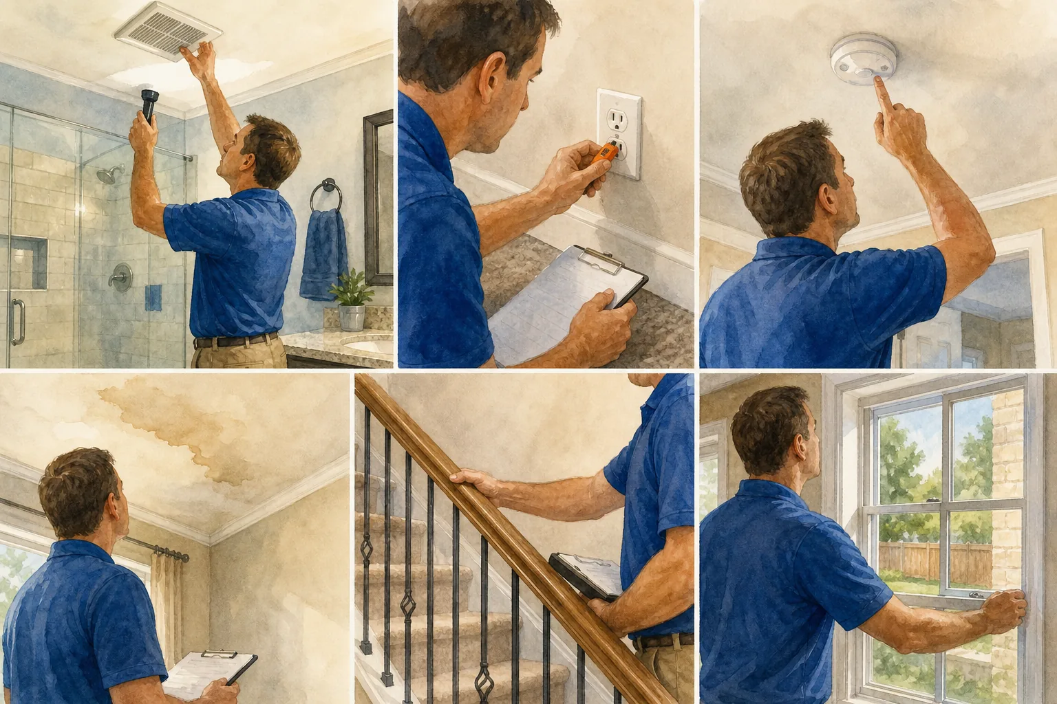 interior and safety home inspection checklist for buyers
