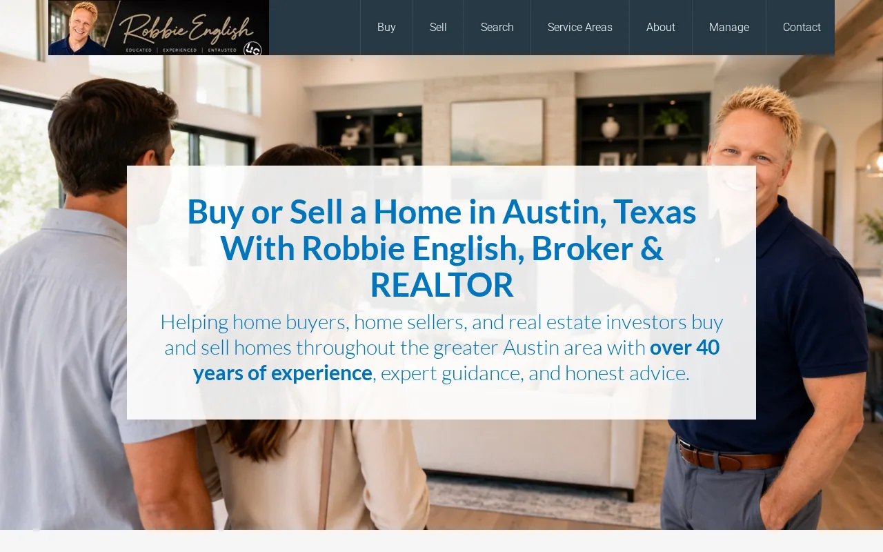 Robbie English: visual reference for 1. Robbie English, REALTOR, Broker (Our Top Pick)