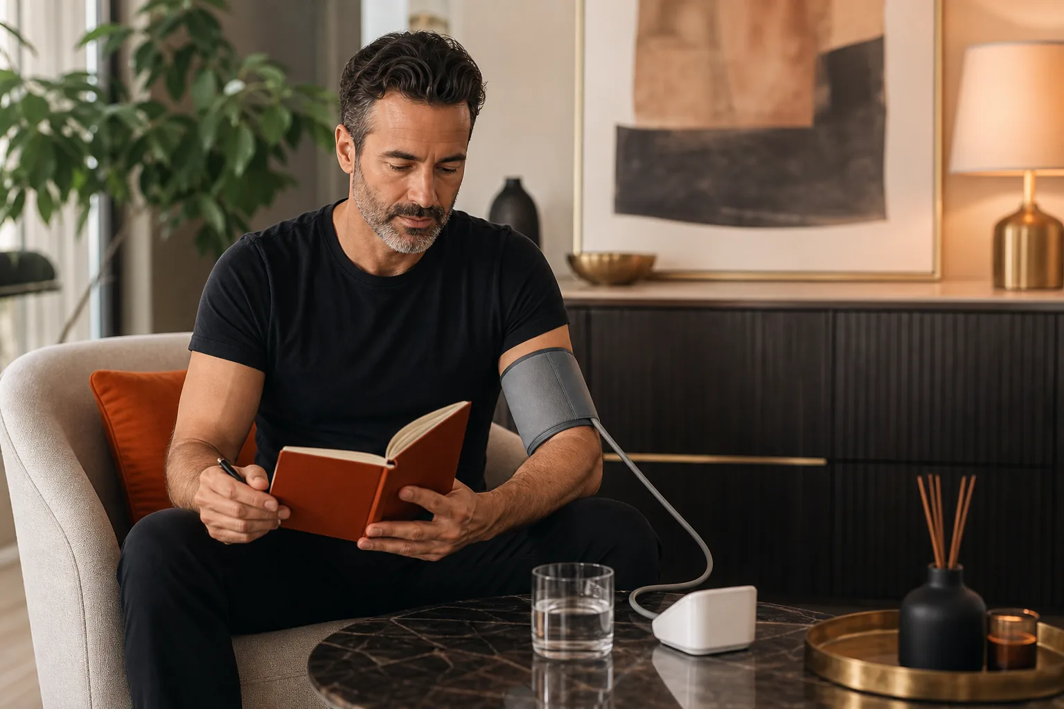 monitoring side effects and blood pressure after using an ED supplement