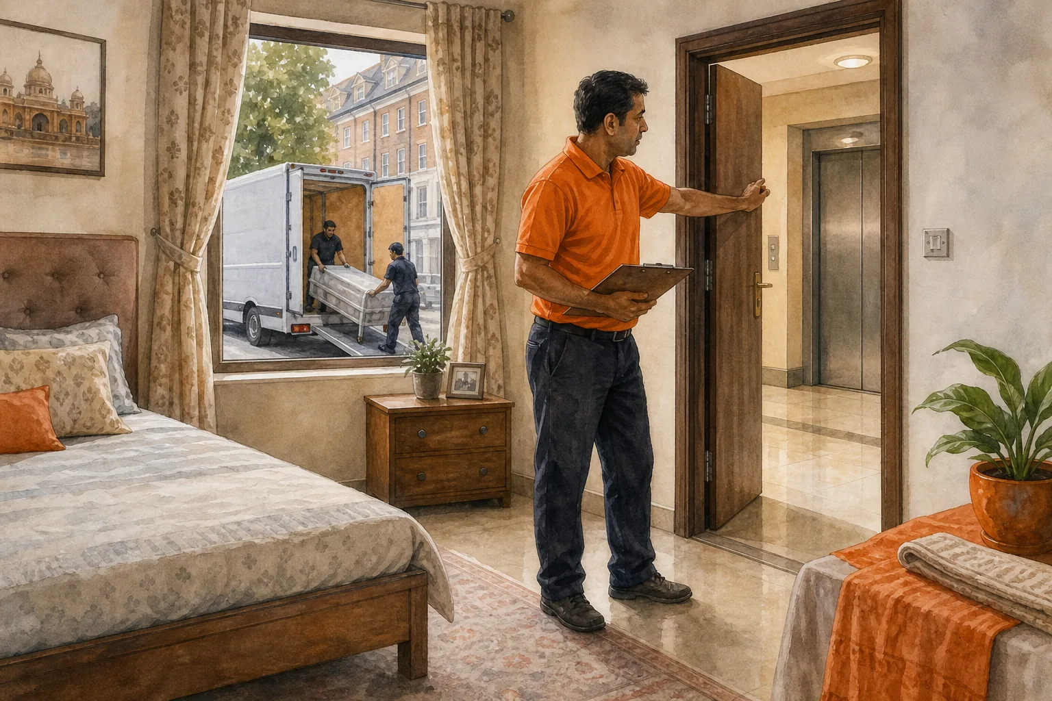 home preparation for same-day hospital bed delivery