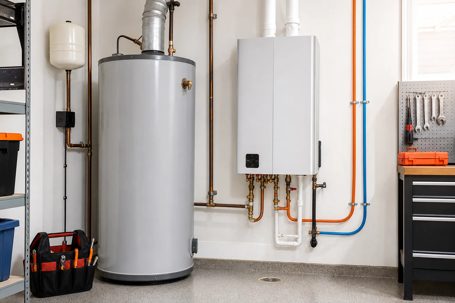 tank and tankless water heater lifespan comparison