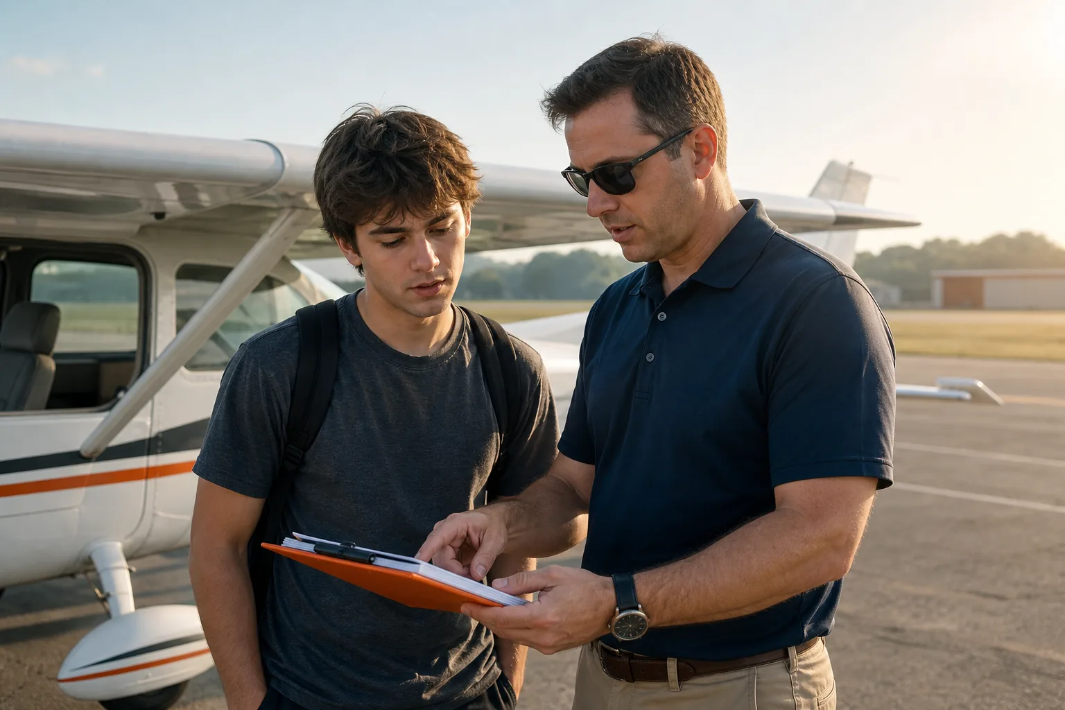 student pilot comparing Part 61 and Part 141 flight training options