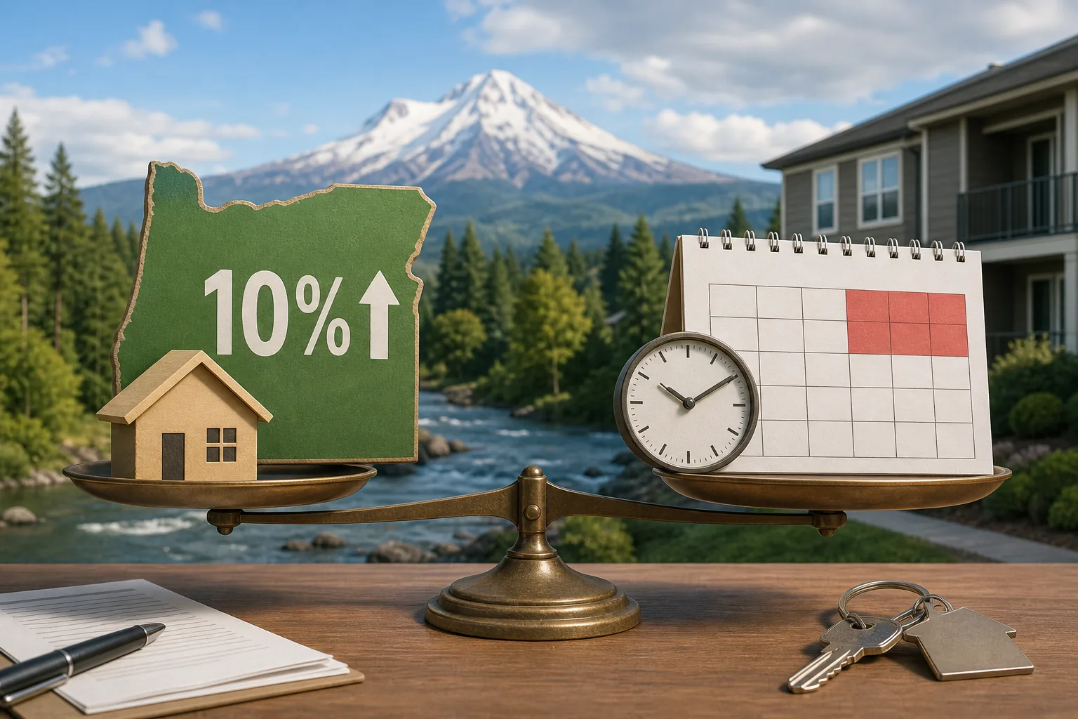 Illustration for Oregon Rent Limits