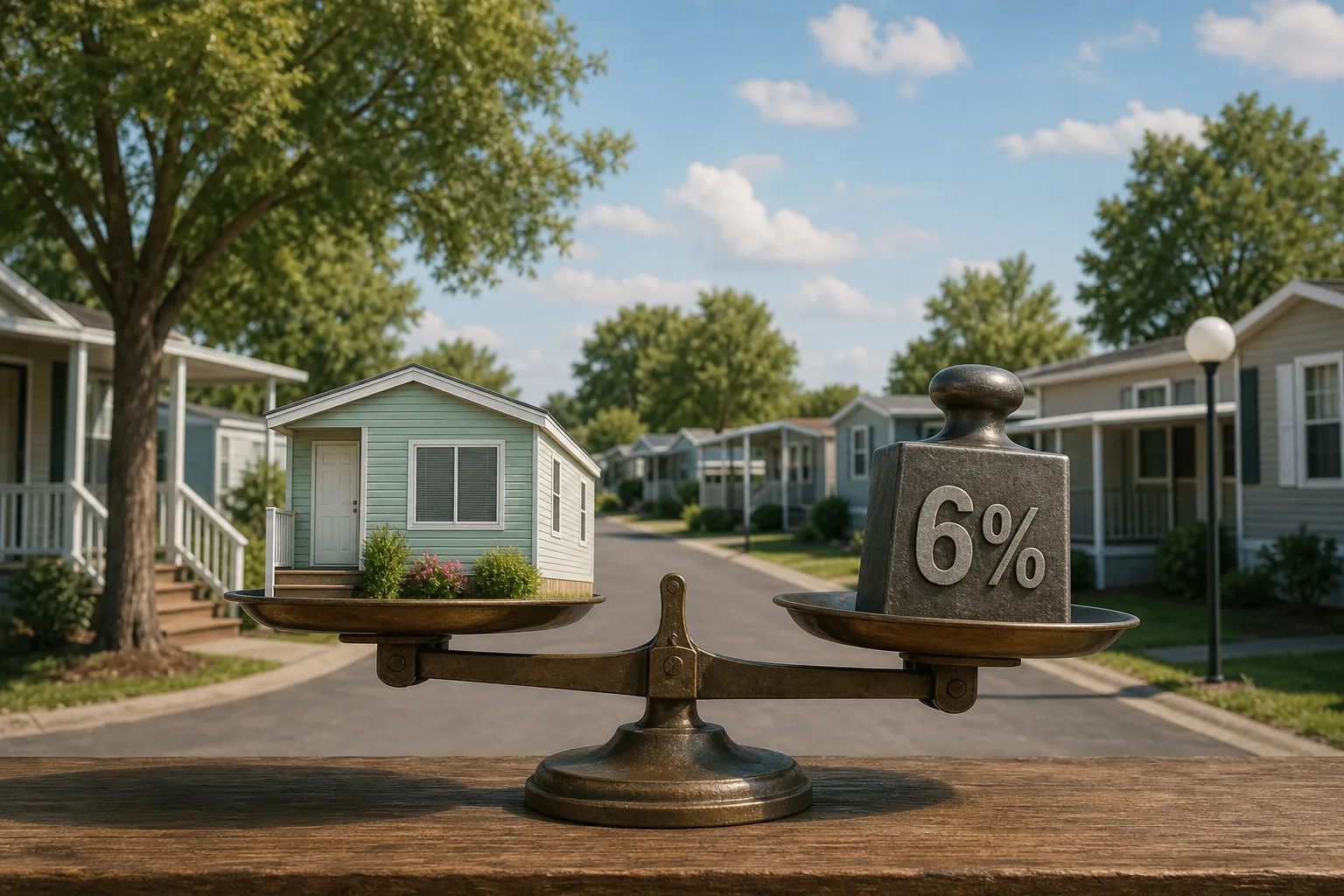 Illustration for Oregon Large Manufactured-Home Facilities