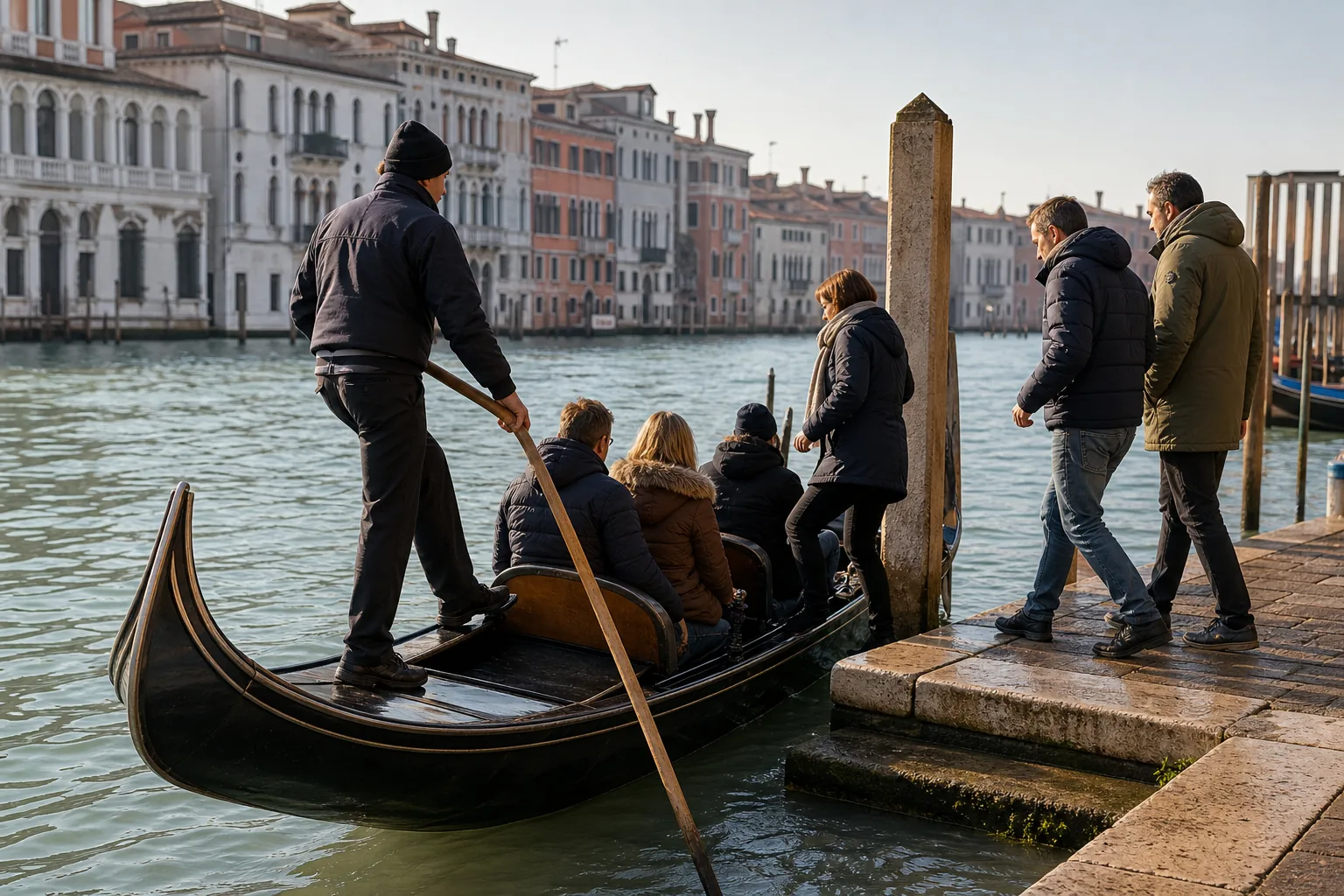 Traghetto (Public Gondola Ferry): visual reference for 4. Traghetto (Public Gondola Ferry)