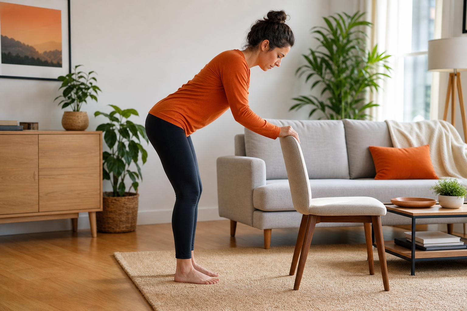 safe home exercises and posture habits for lower back pain