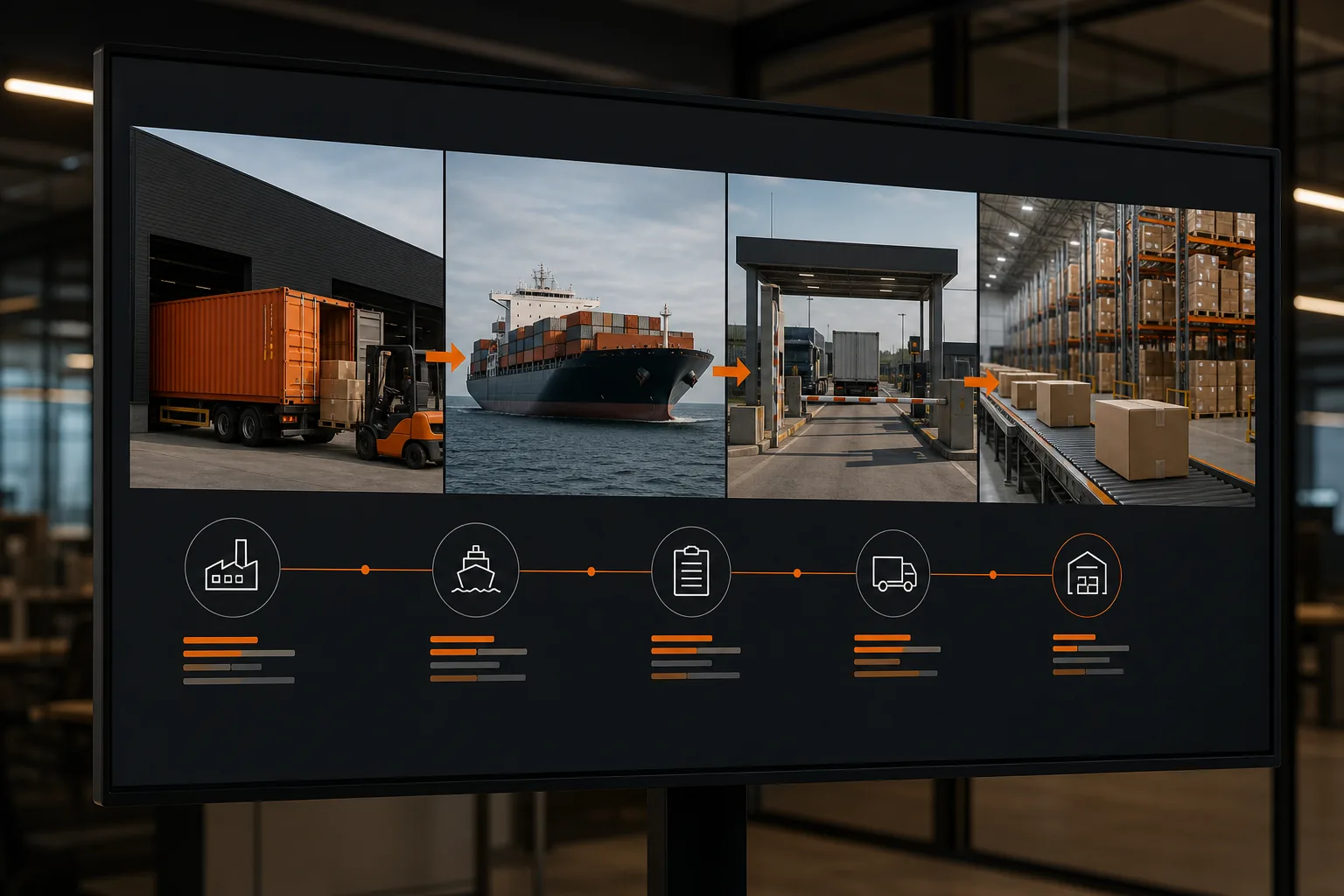 factory-to-warehouse landed cost flow for Amazon FBA inventory.