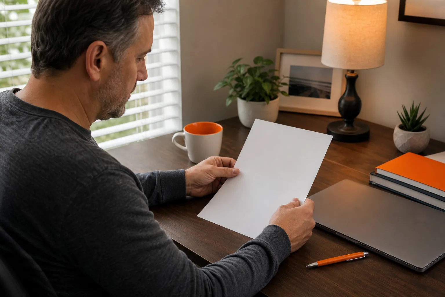 Policy owner reviewing and signing an IUL beneficiary change form.