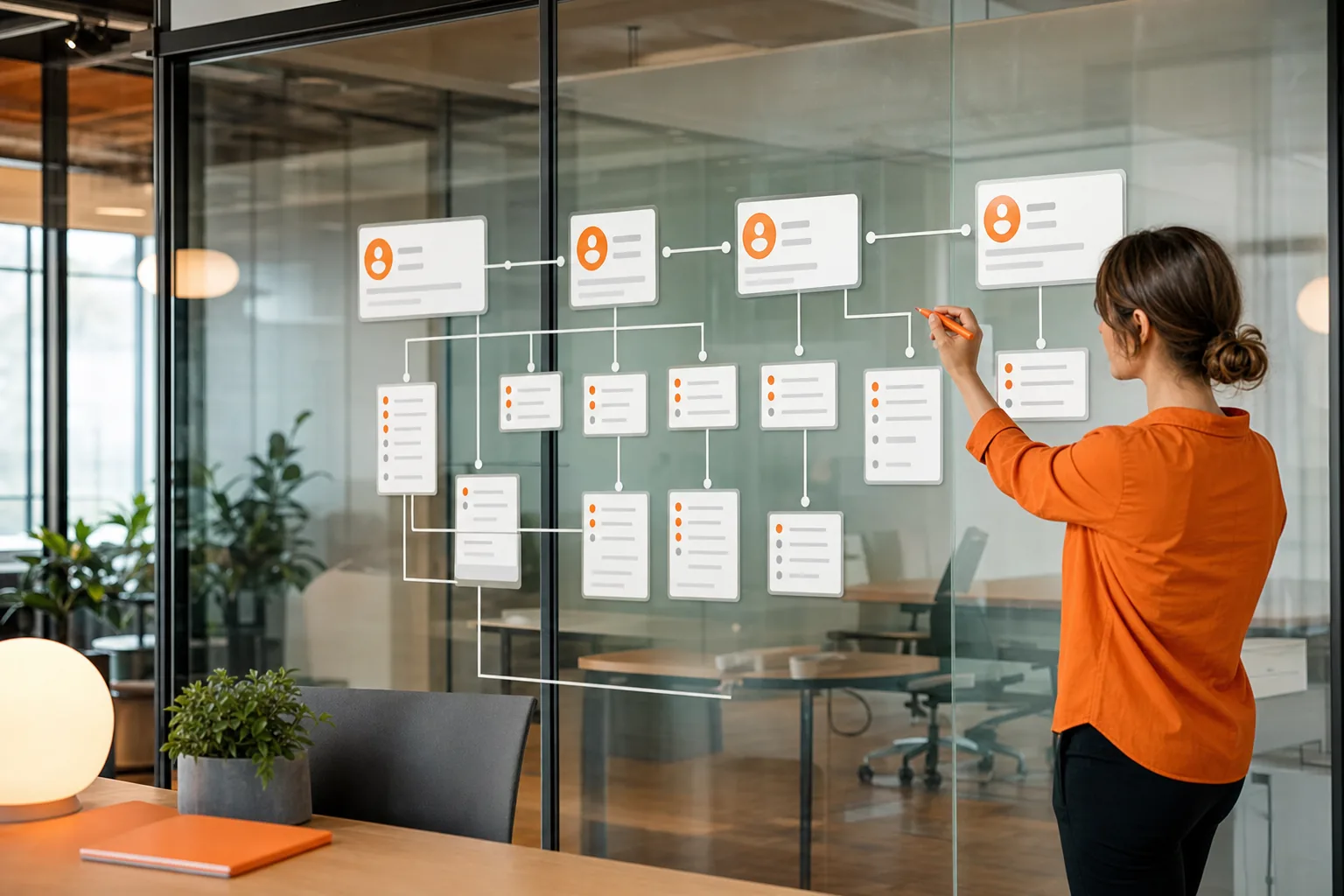 CRM data model showing contacts, companies, deals and activities