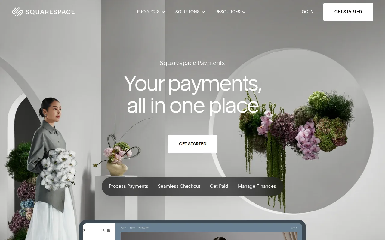 Squarespace: visual reference for 2. Squarespace — Clean Aesthetic for Author Sites
