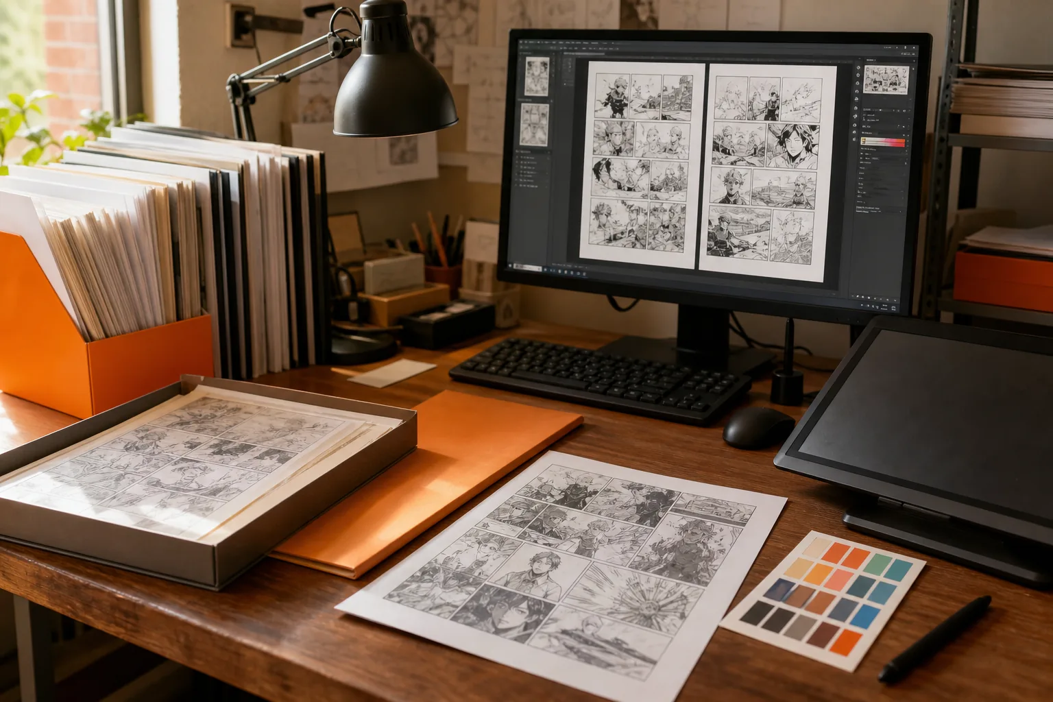 preparing translated comic pages and source files for professional print