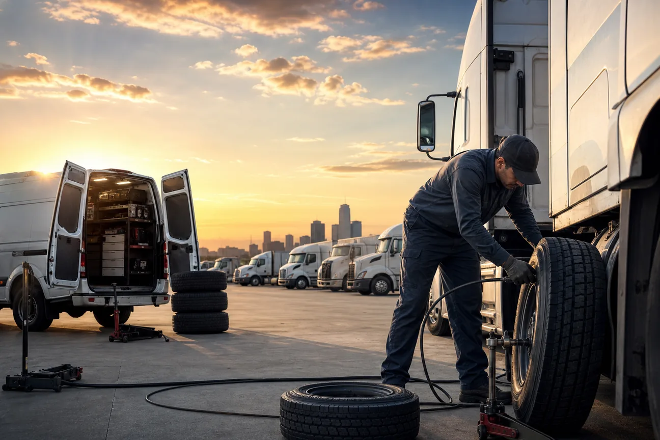 Editorial illustration for Top Texas Fleet Tire Services for Fast Maintenance