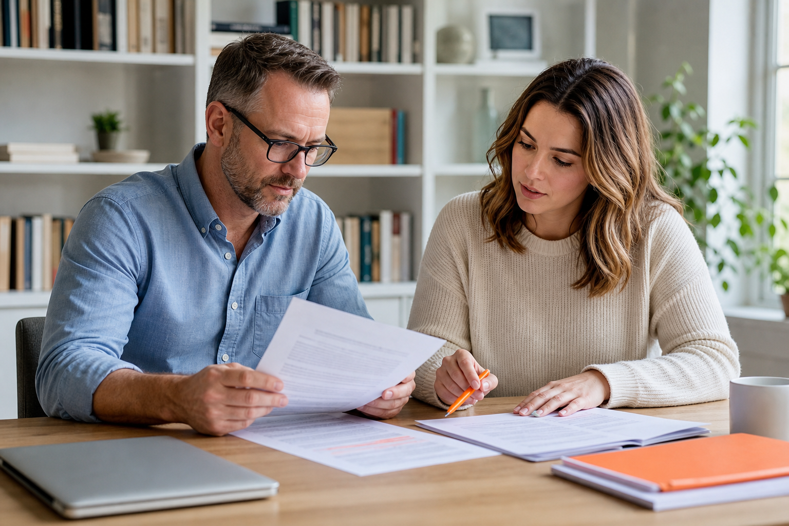 author reviewing nonfiction publishing contract and book deal terms