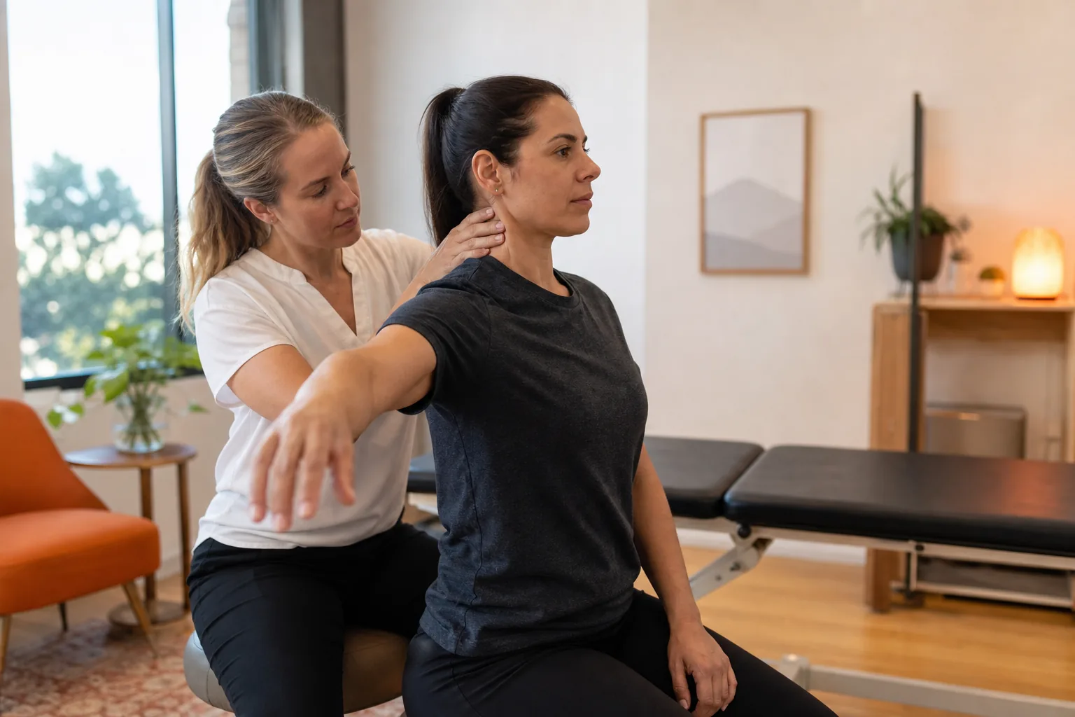 neck tension assessment for migraine and headache care