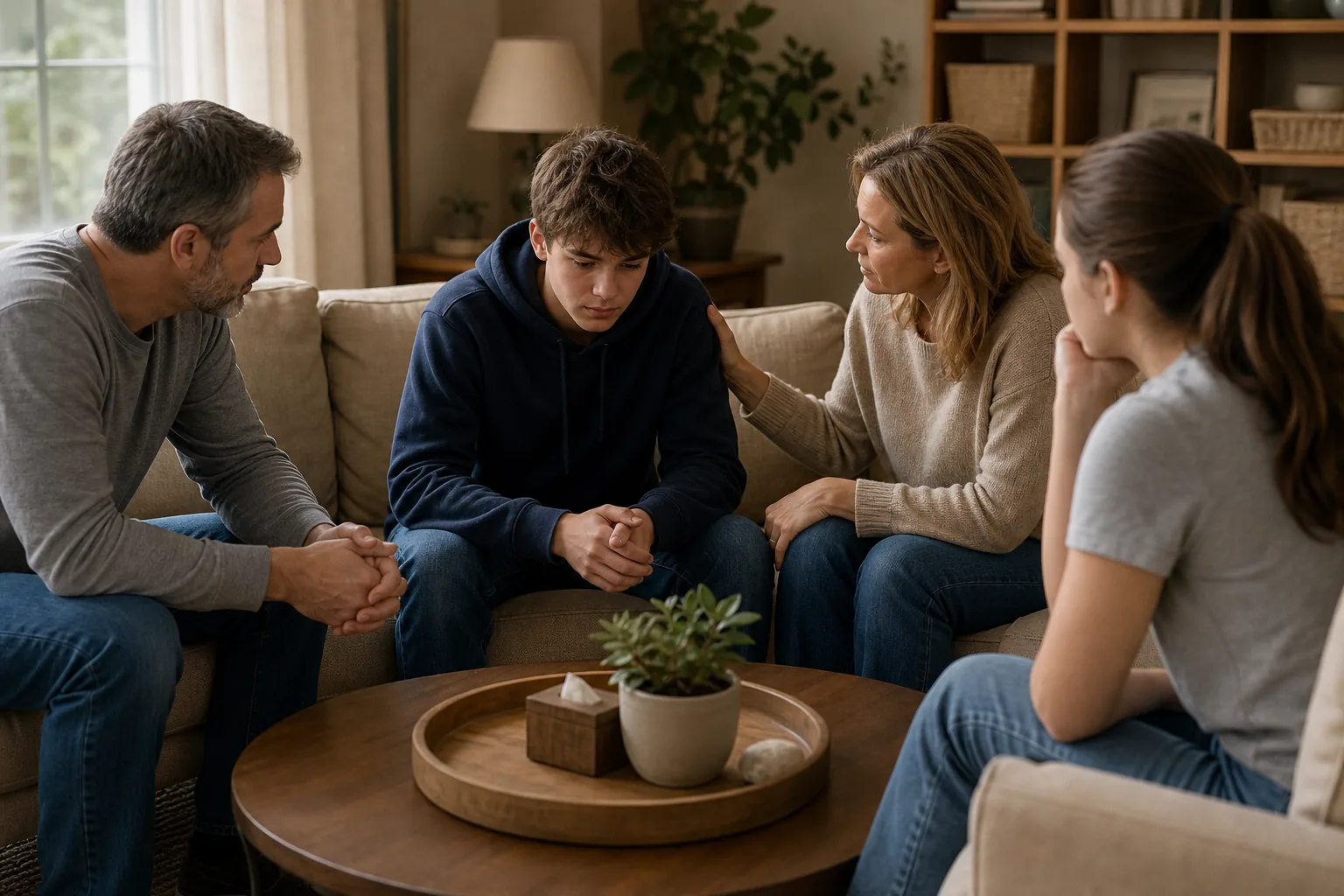 Illustration for Family-Based Support for Anger Problems